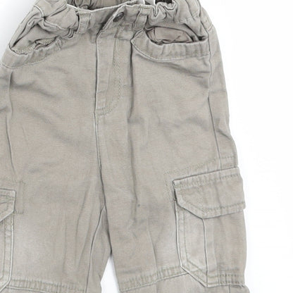 Cyrillus Boys Beige   Jogger Jeans Size 18 Months