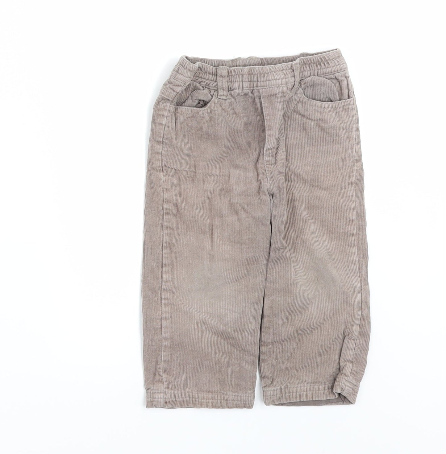 cryillus Boys Beige  Corduroy Jogger Jeans Size 18 Months