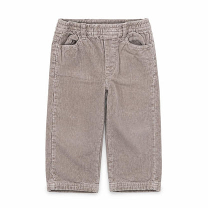 Front view of cryillus boys’ beige corduroy jogger jeans, size 18, months