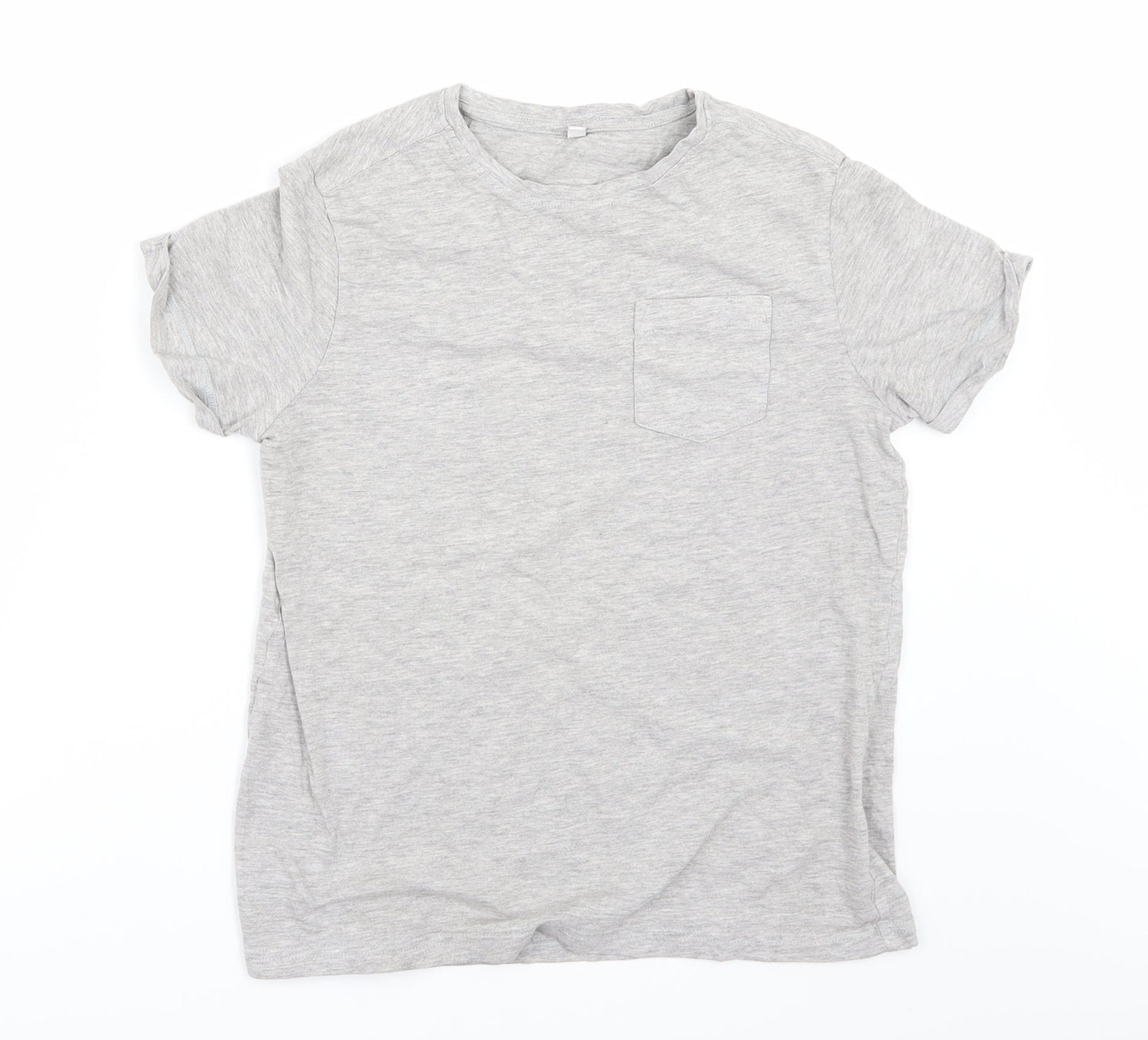 Marks and Spencer Boys Grey   Basic T-Shirt Size 10-11 Years