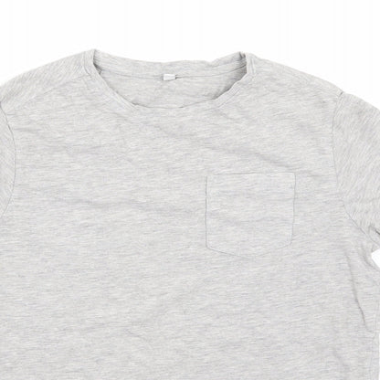 Marks and Spencer Boys Grey   Basic T-Shirt Size 10-11 Years