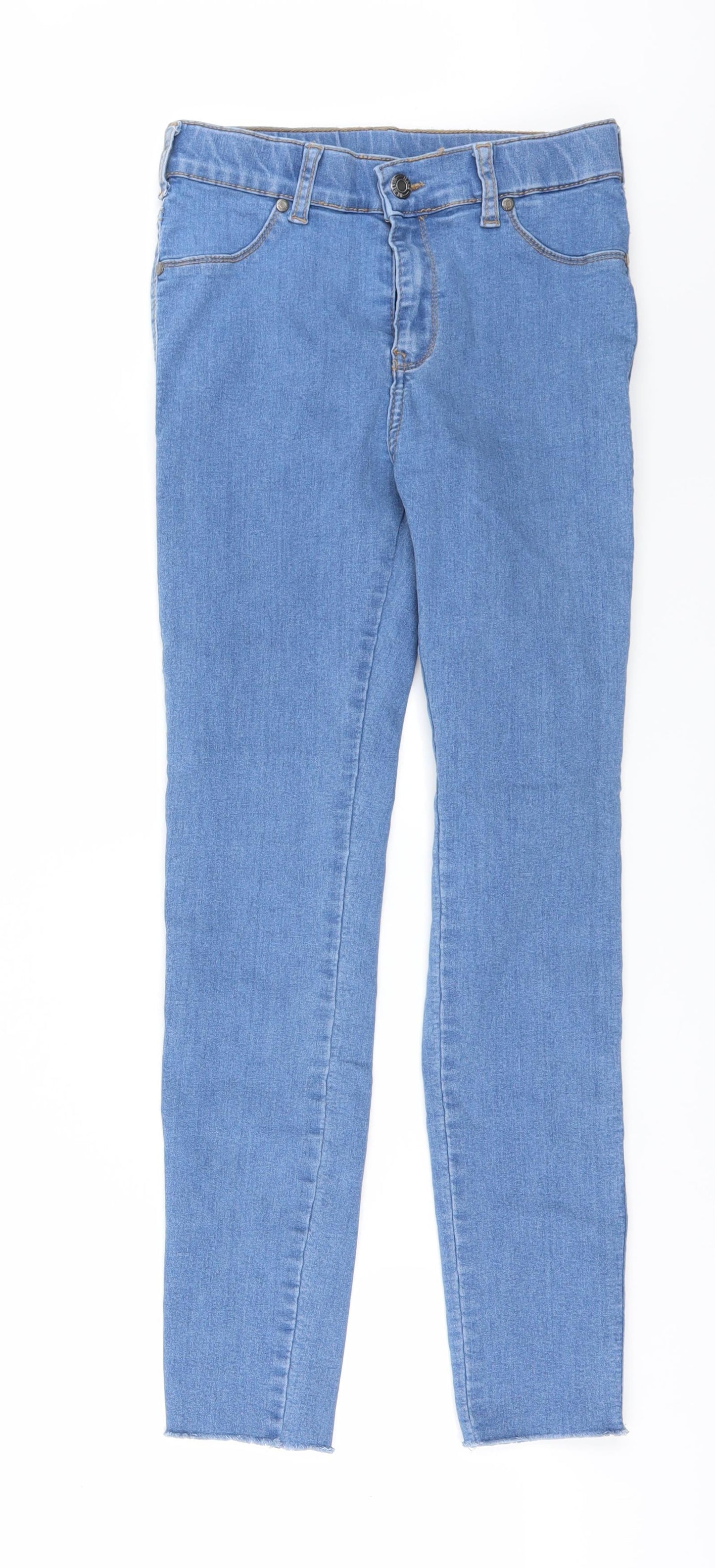 Womens UK Size 28 in Preworn Regular Fit Skinny Blue Jeans