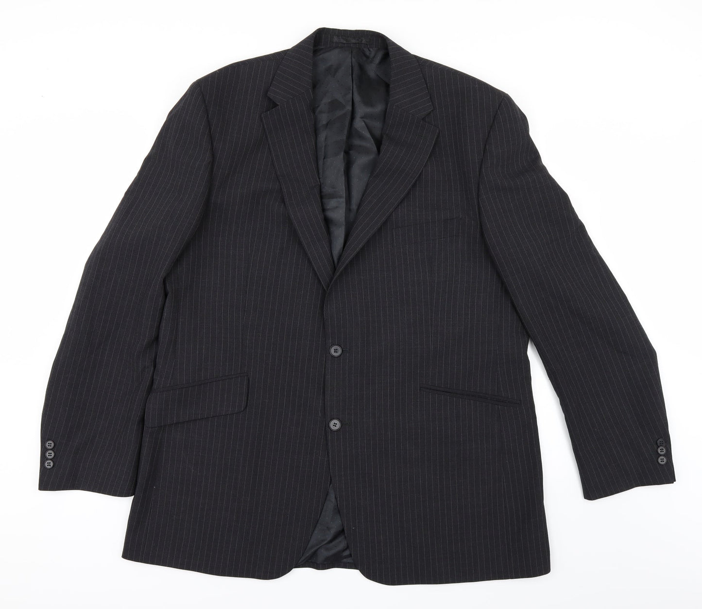 Mens UK Size 46 Preworn Regular Grey Suit Jacket