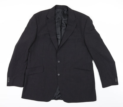 Mens UK Size 46 Preworn Regular Grey Suit Jacket