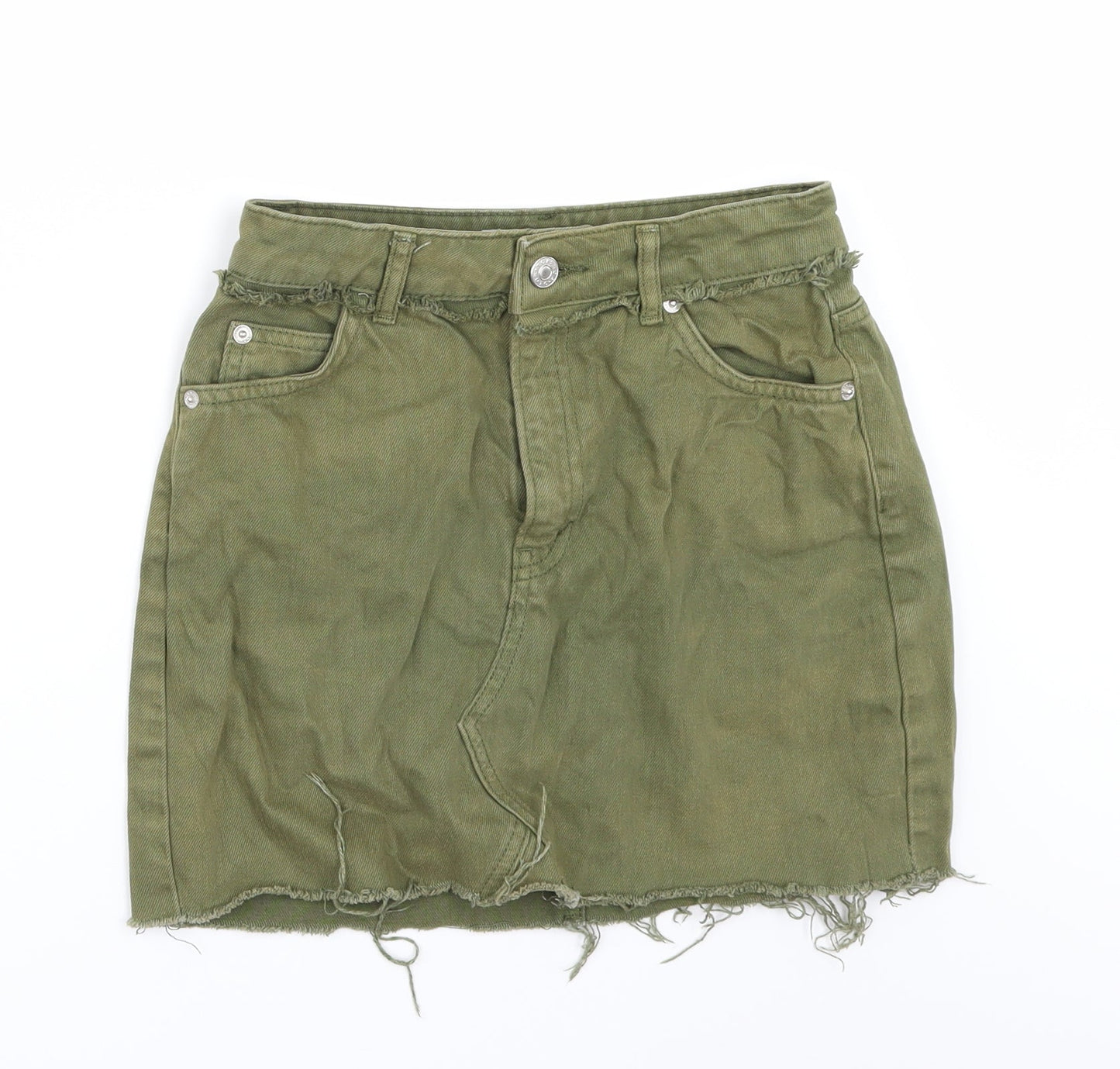 Womens UK Size 6 Topshop Mini Denim Skirt
