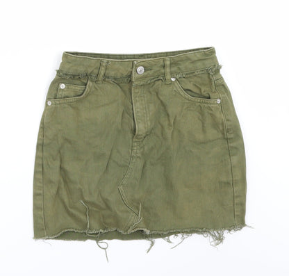 Womens UK Size 6 Topshop Mini Denim Skirt