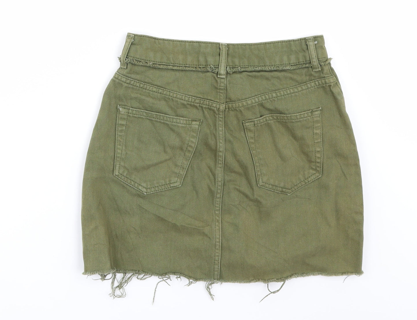 Womens UK Size 6 Topshop Mini Denim Skirt