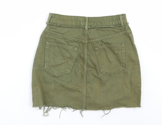 Womens UK Size 6 Topshop Mini Denim Skirt
