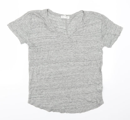 Womens UK Size S FOREVER 21 Grey Basic T-Shirt