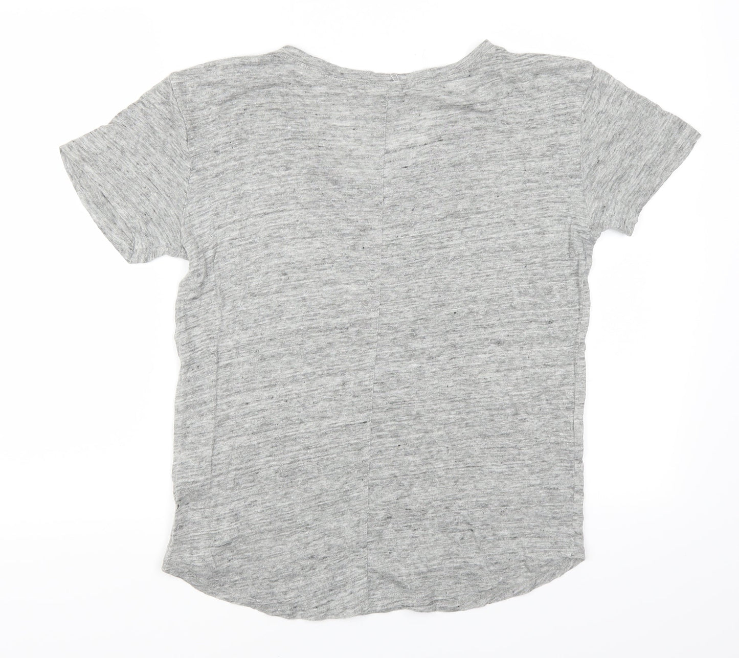 Womens UK Size S FOREVER 21 Grey Basic T-Shirt