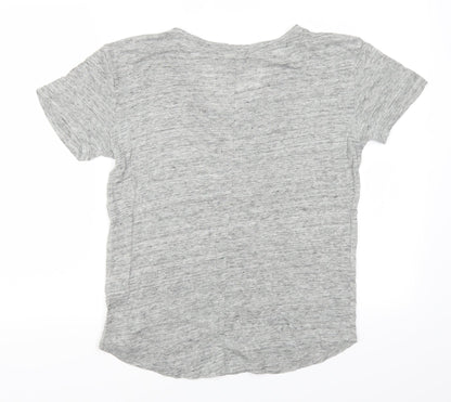 Womens UK Size S FOREVER 21 Grey Basic T-Shirt