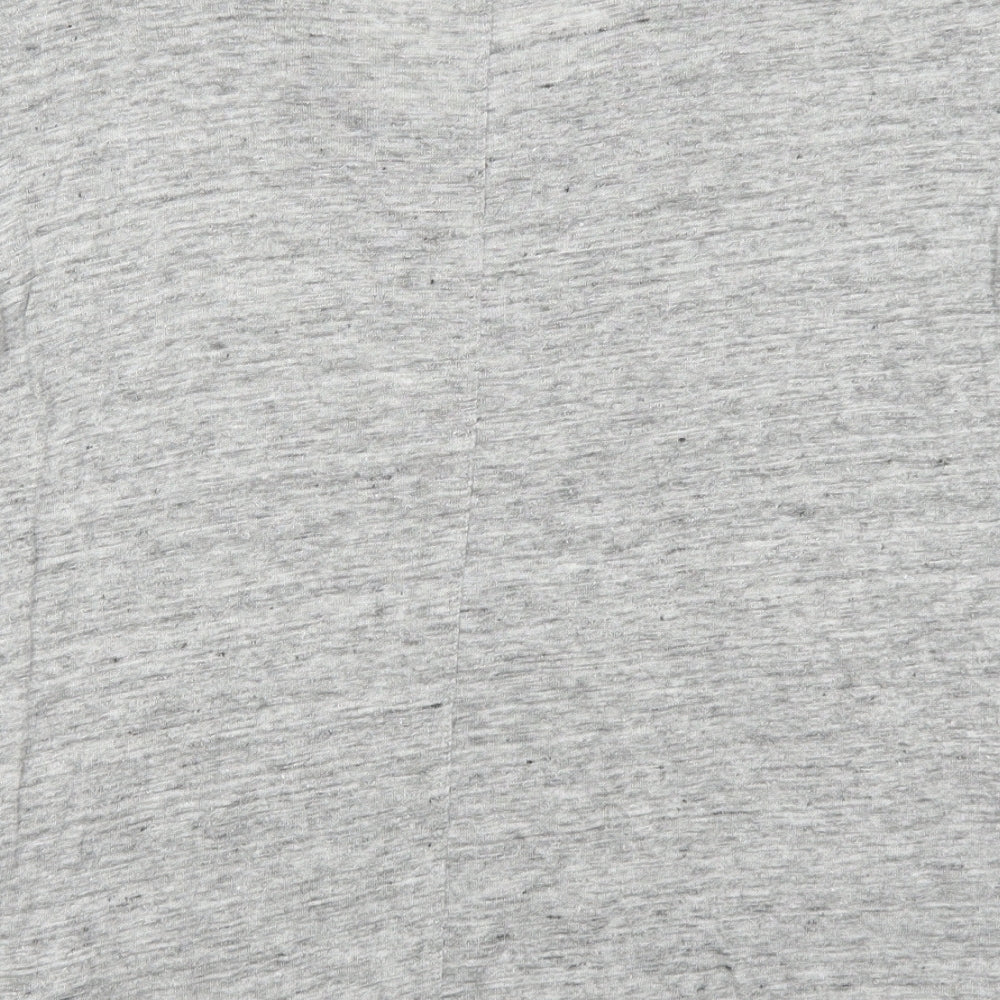 Womens UK Size S FOREVER 21 Grey Basic T-Shirt