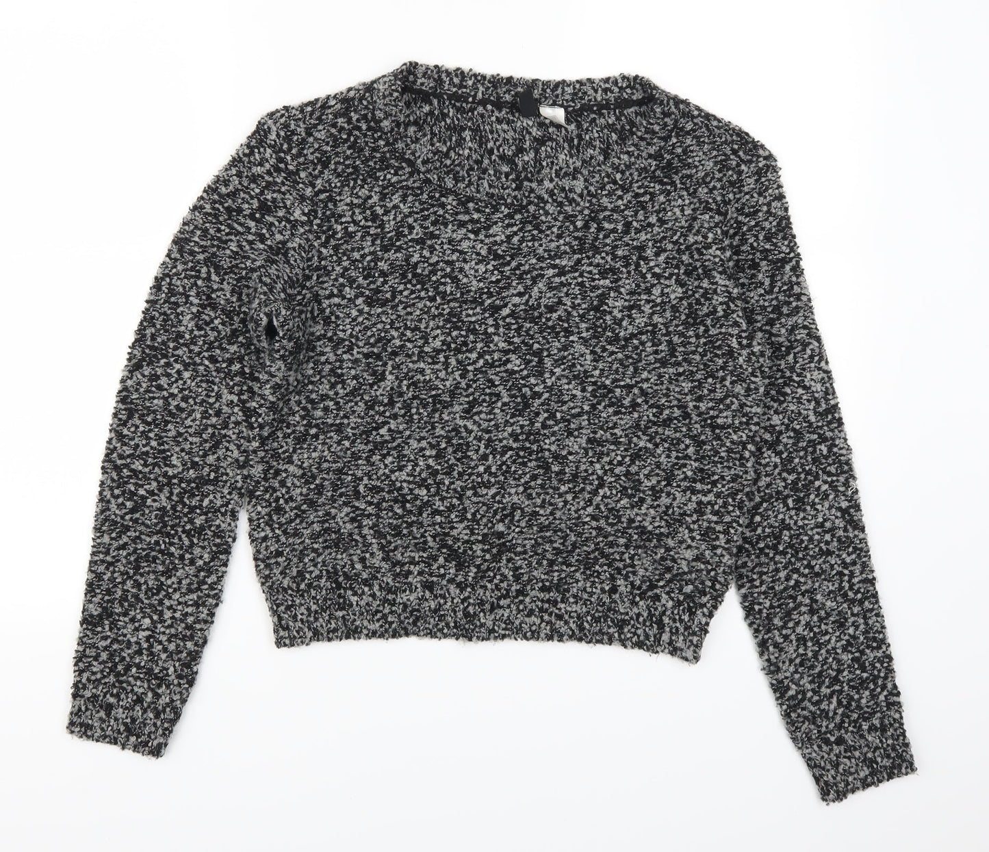 H&M Womens Grey   Pullover Jumper Size S