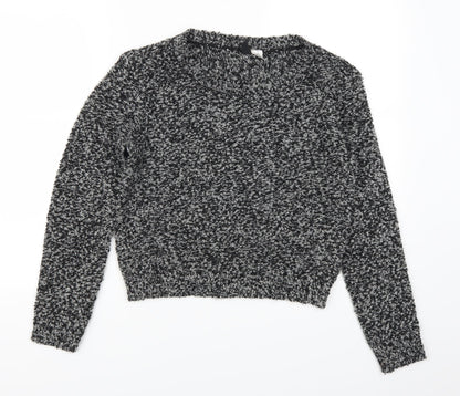 H&M Womens Grey   Pullover Jumper Size S