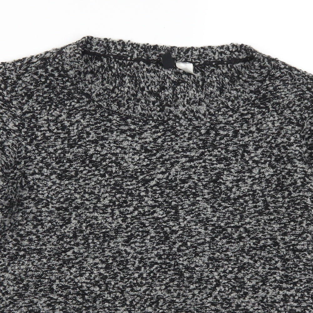 H&M Womens Grey   Pullover Jumper Size S