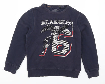 NEXT Boys Blue   Pullover Sweatshirt Size 11 Years  - Fearless Arizona