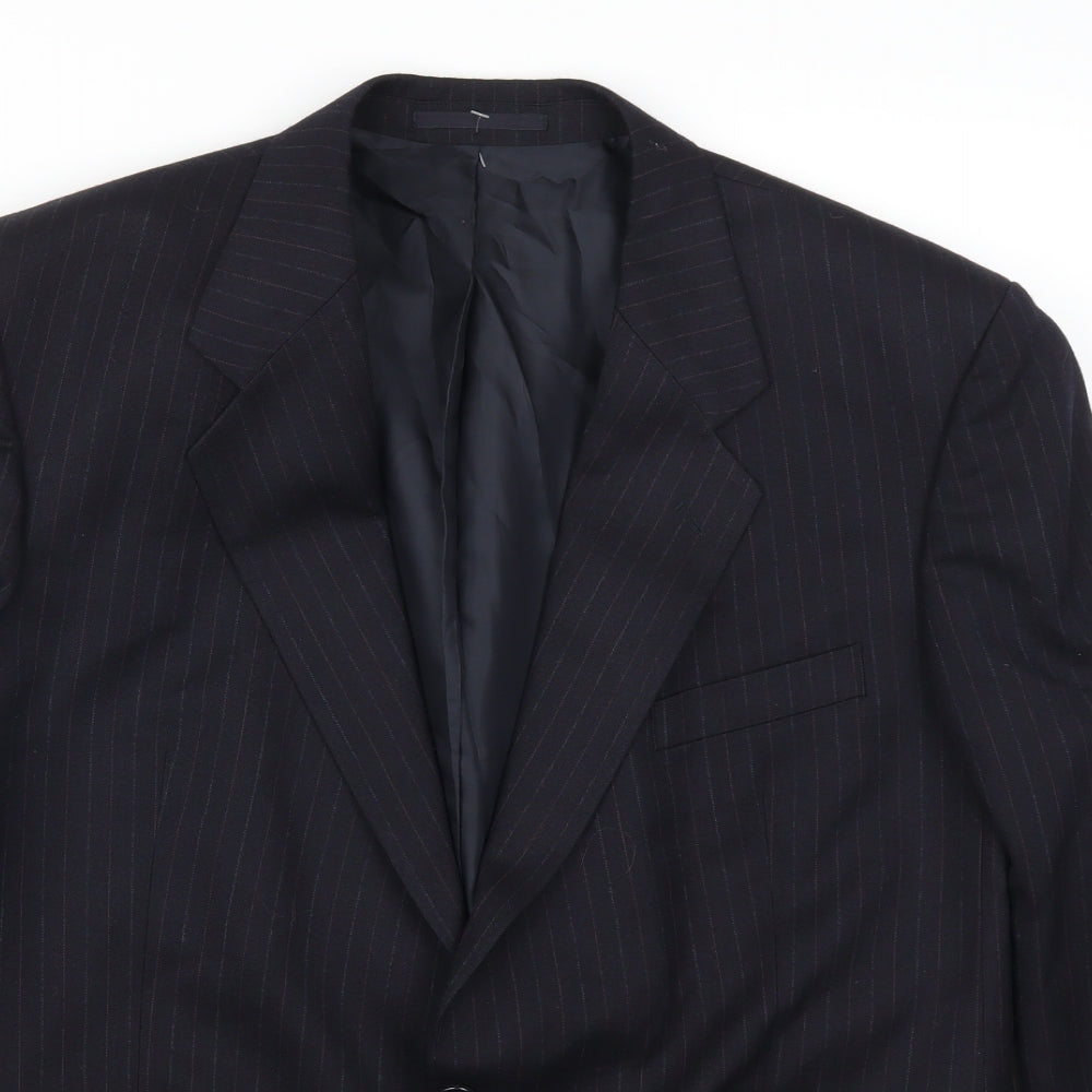 Mens UK Size 44 Marks and Spencer Regular Blue Suit Jacket