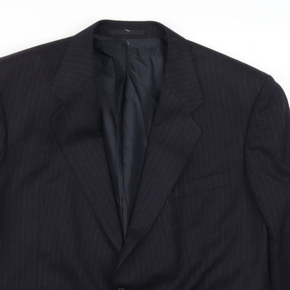 Mens UK Size 44 Marks and Spencer Regular Blue Suit Jacket