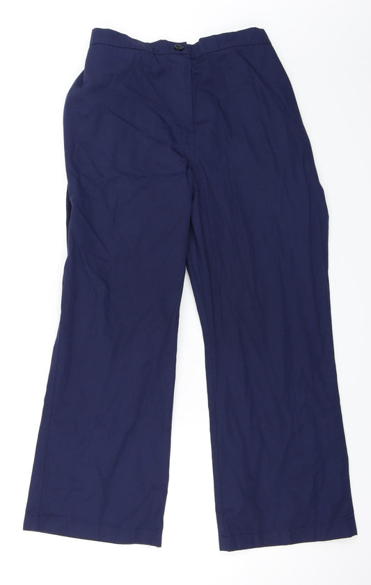 Womens UK Size 14 Simon Jersey Regular Fit  Blue Trousers