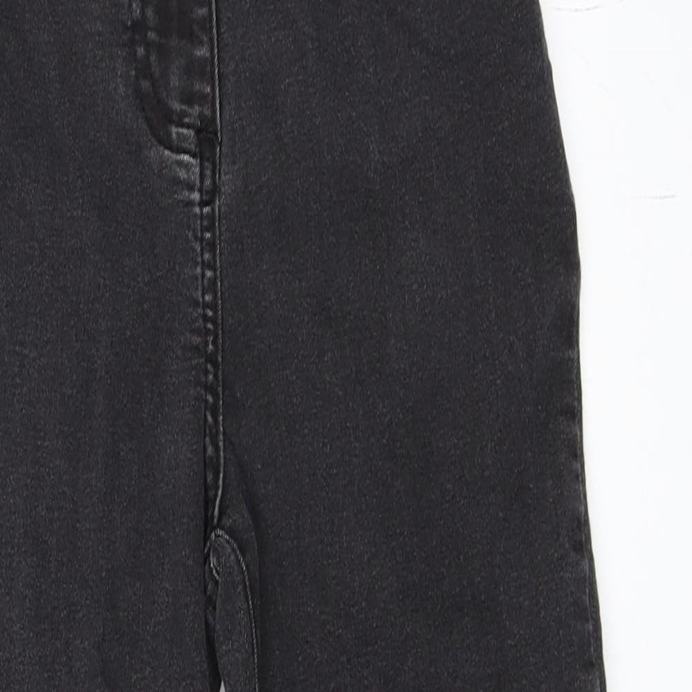 COLLUSION Womens Black  Denim Skinny Jeans Size 25 in L26 in