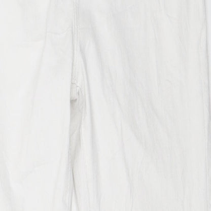 Womens UK Size 40 Berksha Regular Fit Skinny White Jeans