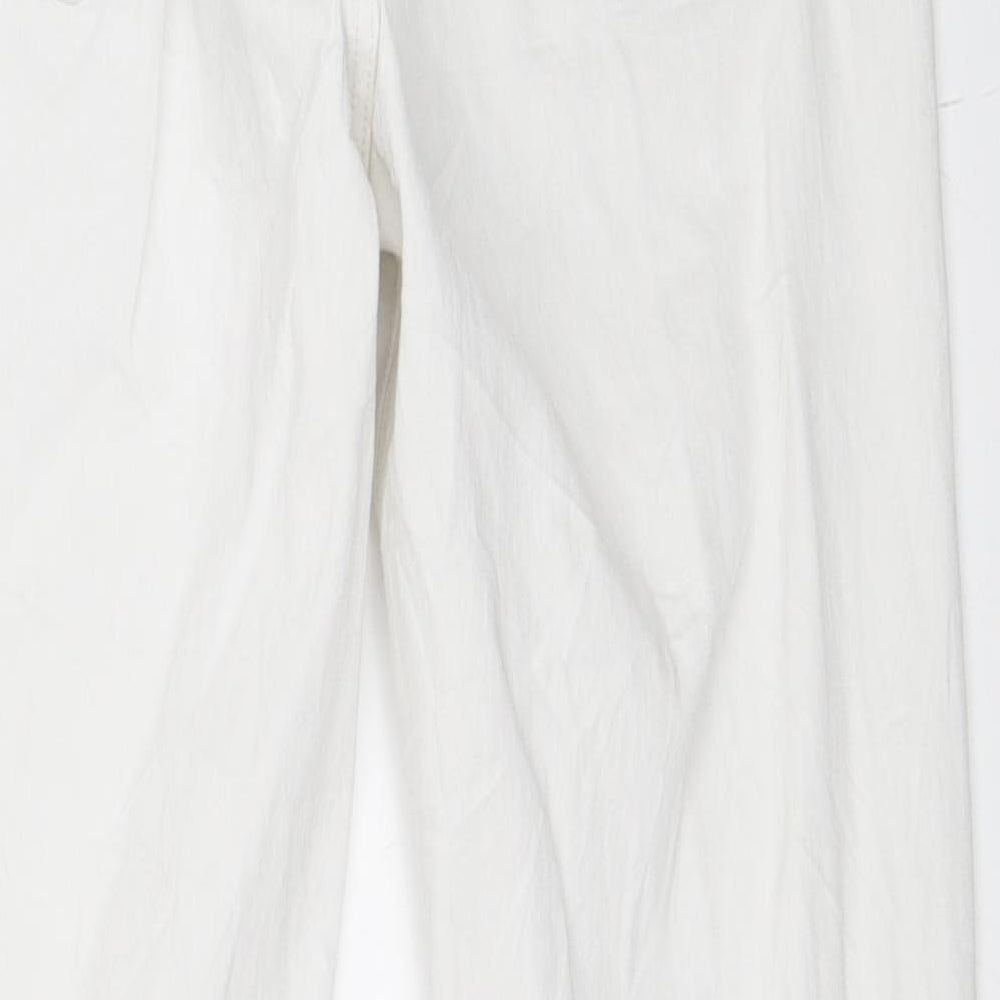 Womens UK Size 40 Berksha Regular Fit Skinny White Jeans