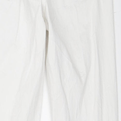 Womens UK Size 40 Berksha Regular Fit Skinny White Jeans