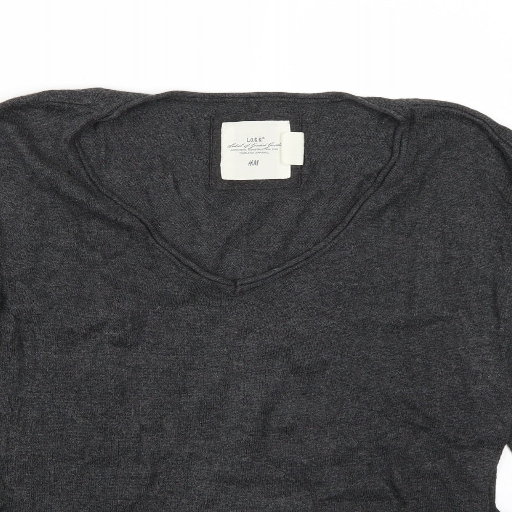 H&M Womens Grey   Pullover Jumper Size S