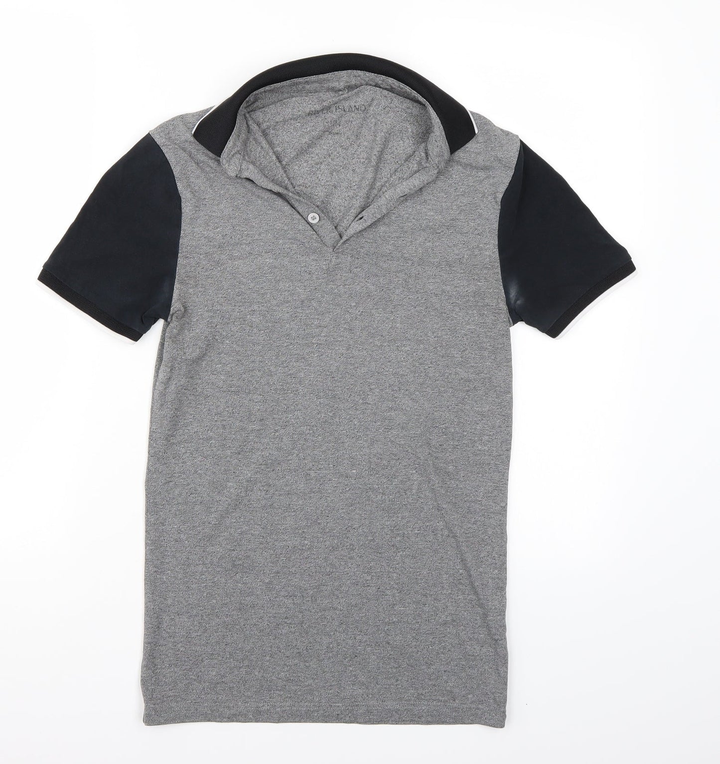 Riverisland Mens Grey    T-Shirt Size S
