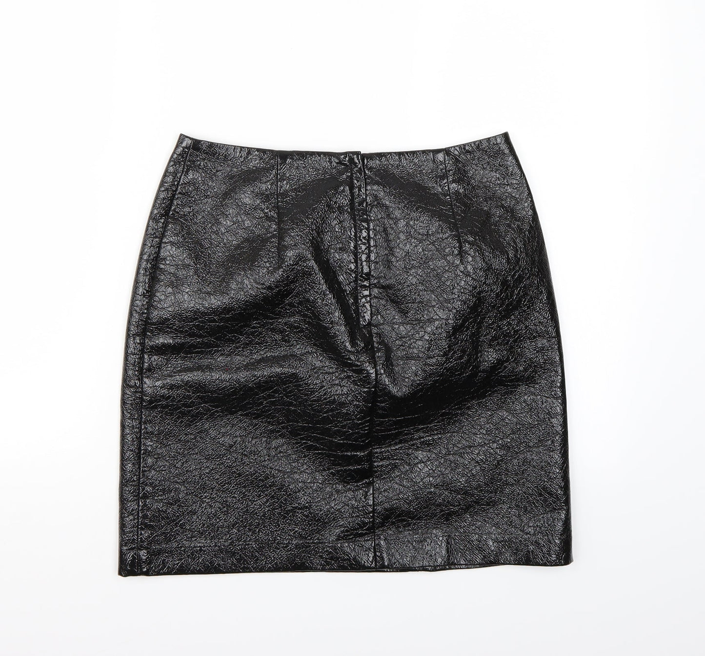 H&M Womens Black   A-Line Skirt Size 6