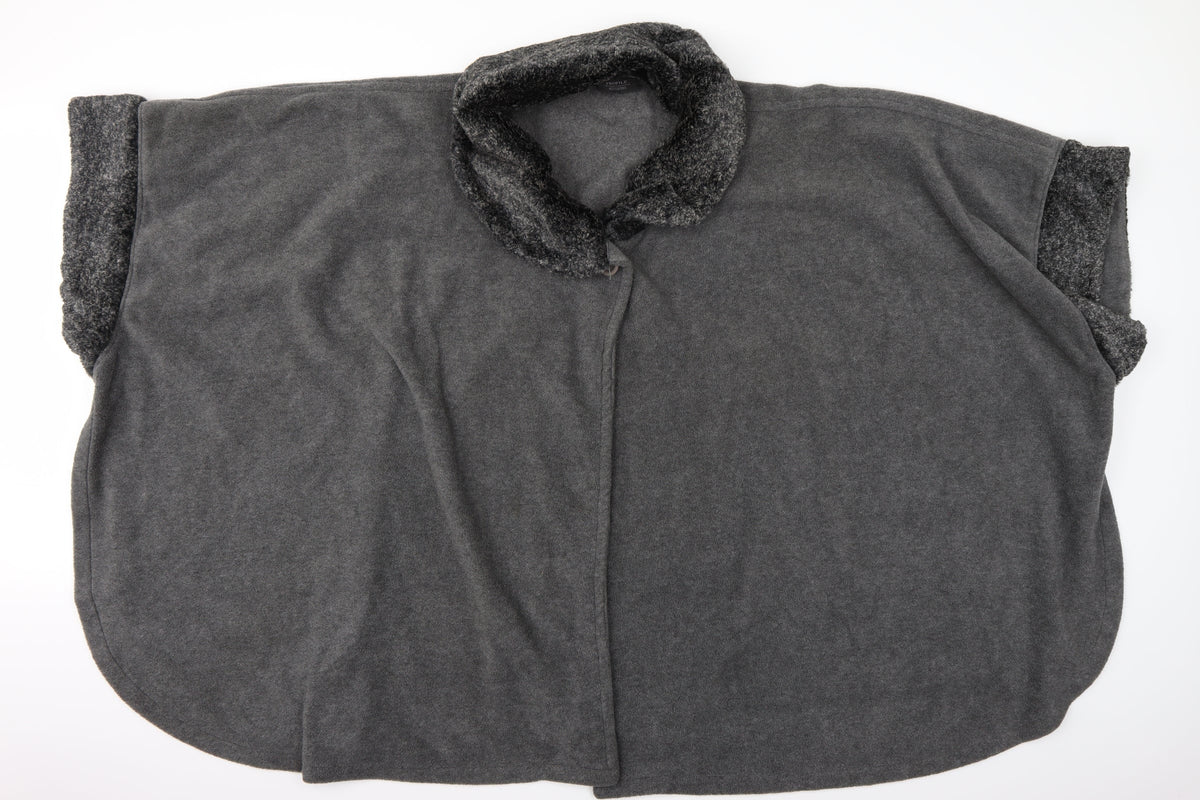 Profile Womens Grey   Jacket Poncho One Size