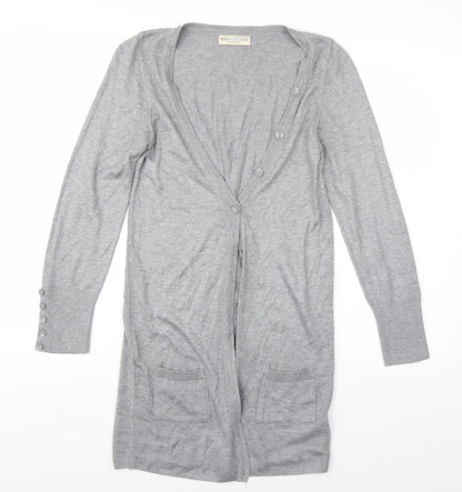 Marks and Spencer Womens Grey   Cardigan Jumper Size 8
