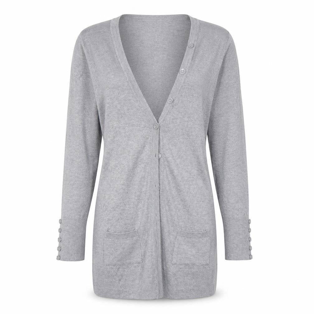Marks & Spencer Womens Grey   Cardigan Jumper Size 8