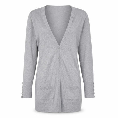 Marks & Spencer Womens Grey   Cardigan Jumper Size 8