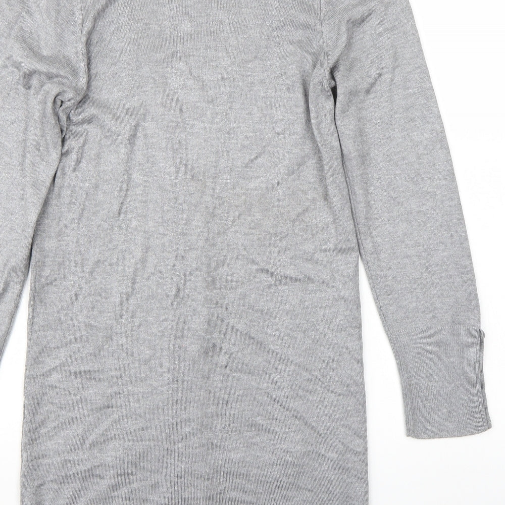 Marks and Spencer Womens Grey   Cardigan Jumper Size 8