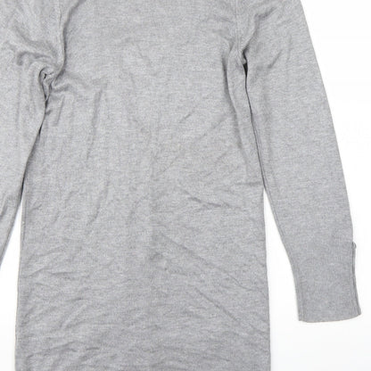 Marks and Spencer Womens Grey   Cardigan Jumper Size 8