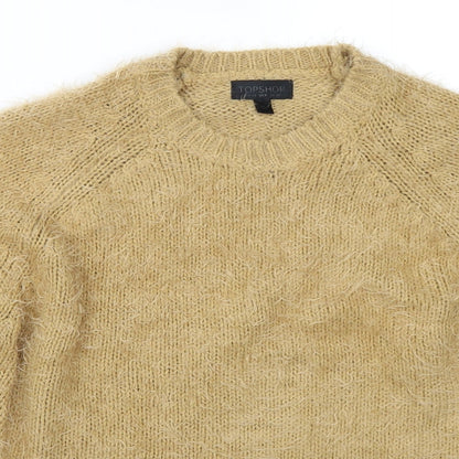 Topshop Womens Beige   Pullover Jumper Size 12