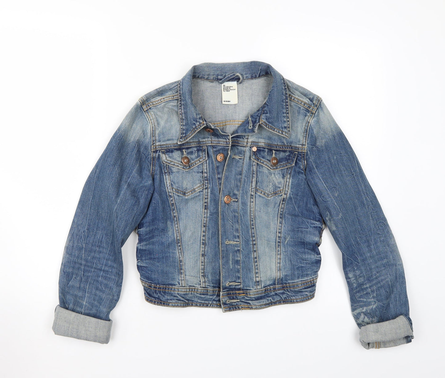 &denim Womens Blue   Jacket Coat Size S