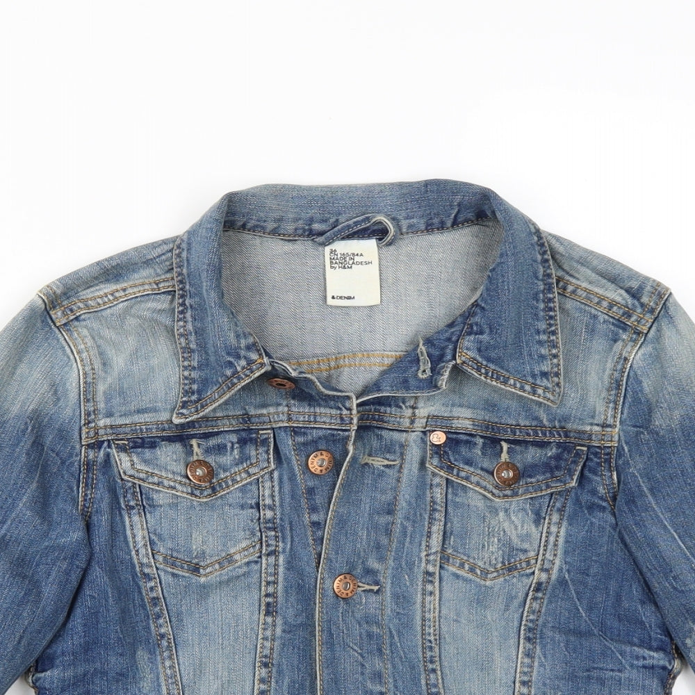 &denim Womens Blue   Jacket Coat Size S