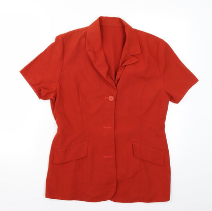 Womens UK Size 14 Etam Orange Jacket