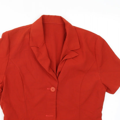 Womens UK Size 14 Etam Orange Jacket
