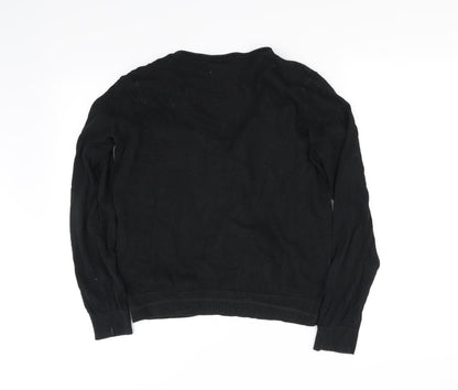 H&M Womens Black   Cardigan Jumper Size M