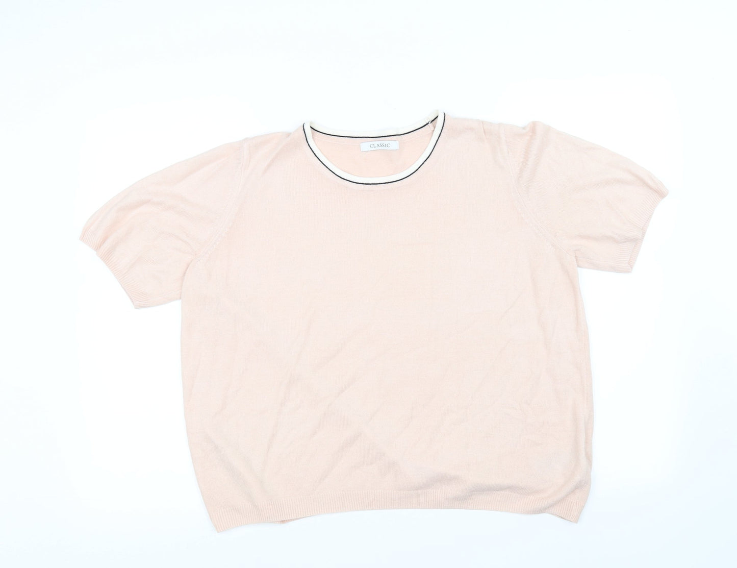 clasic Womens Pink   Basic T-Shirt Size 14