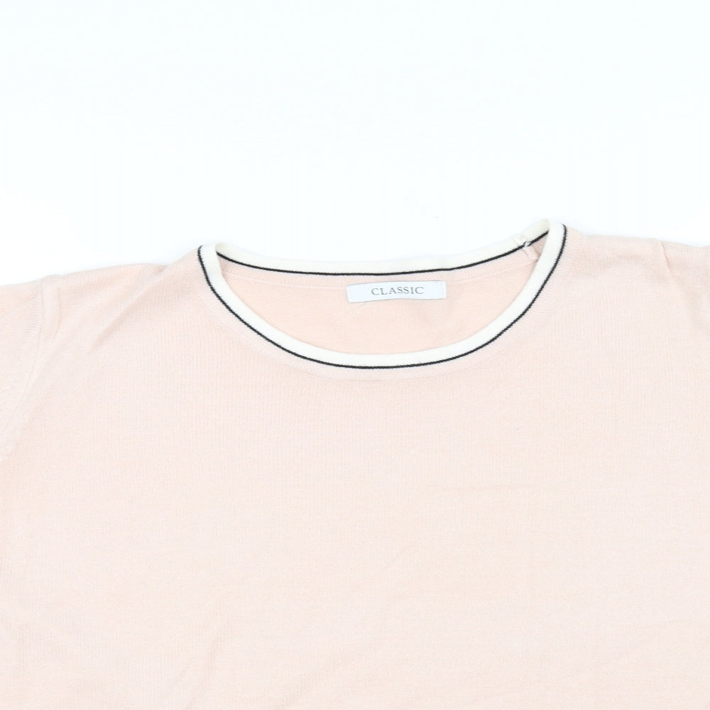 clasic Womens Pink   Basic T-Shirt Size 14