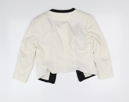 H&M Womens Beige   Jacket Coat Size 8