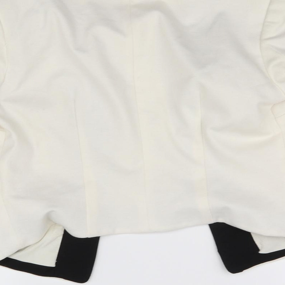 H&M Womens Beige   Jacket Coat Size 8