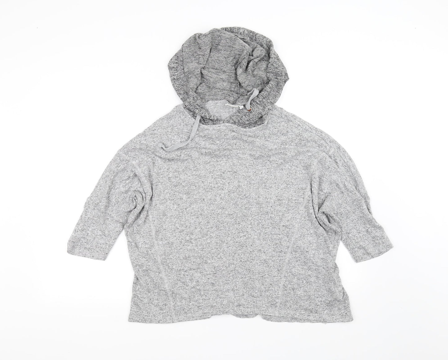 Womens UK Size M River Island Grey Basic T-Shirt