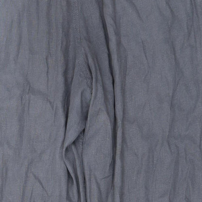 Womens UK Size 38 in Marks and Spencer Regular Fit  Blue Trousers