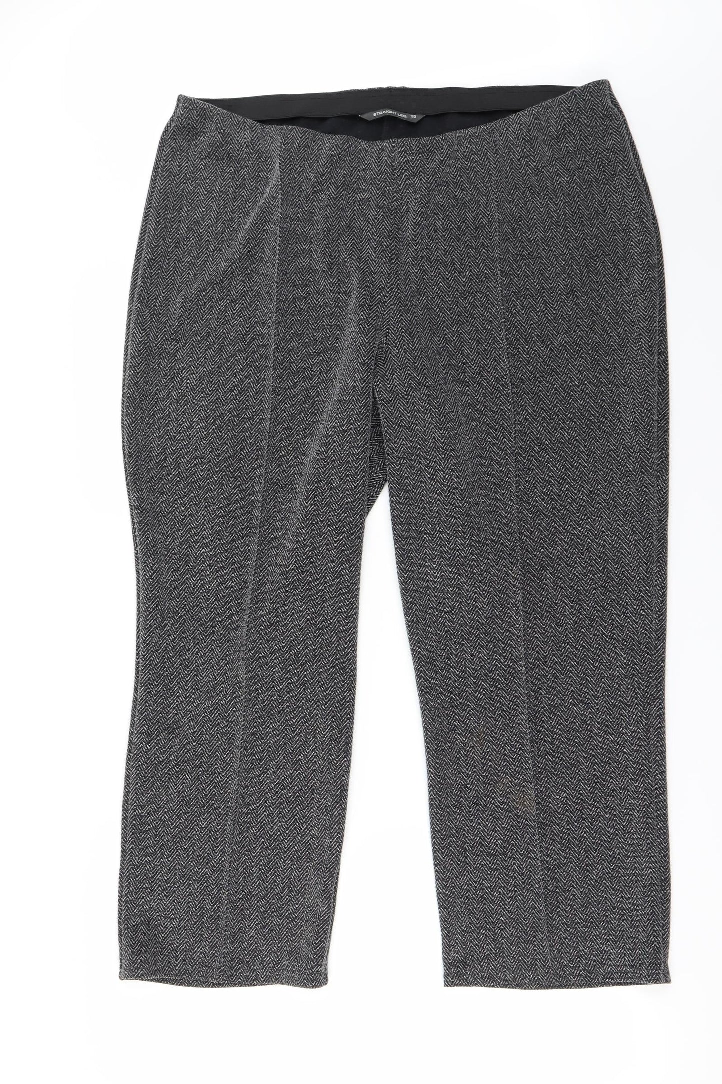 Womens UK Size 38 in Preworn Regular Fit  Grey Trousers