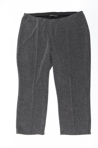Womens UK Size 38 in Preworn Regular Fit  Grey Trousers